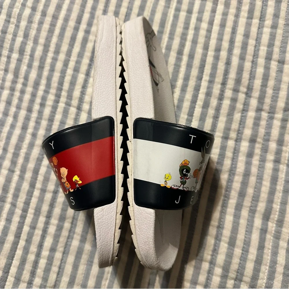 Tommy Jeans A New‎ Legazy Cast Slide Boys Shoes Size 1 Used
